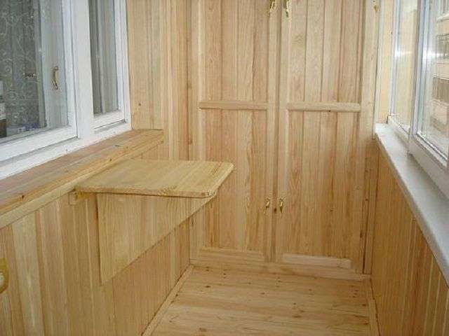 Оздоблення балкона вагонкою своїми руками