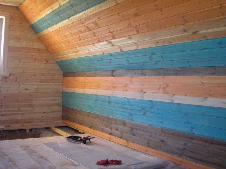 Чим пофарбувати вагонку всередині будинку