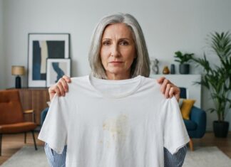 So entfernen Sie Ölflecken mit Backpulver und einem warmen Bügeleisen