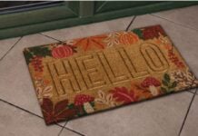 Огляд килимка Hello Cosy Season від B&M за трендовою ціною 5,99 фунтів стерлінгів