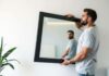 Cómo colgar un espejo pesado sin perforar agujeros: 5 métodos no destructivos