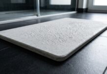 Por qué se utilizan alfombras de baño de tierra de diatomeas en lugar de toallas de algodón en los baños modernos